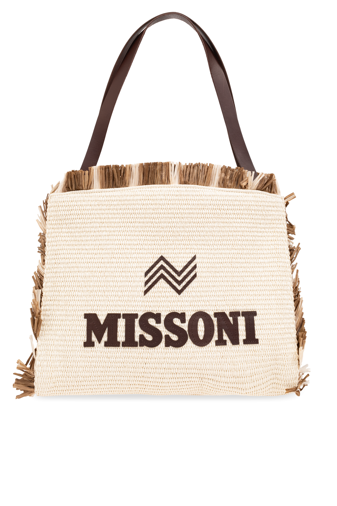 Missoni Shopper type bag logo trim Studio bag SchaferandweinerShops Women s Bags